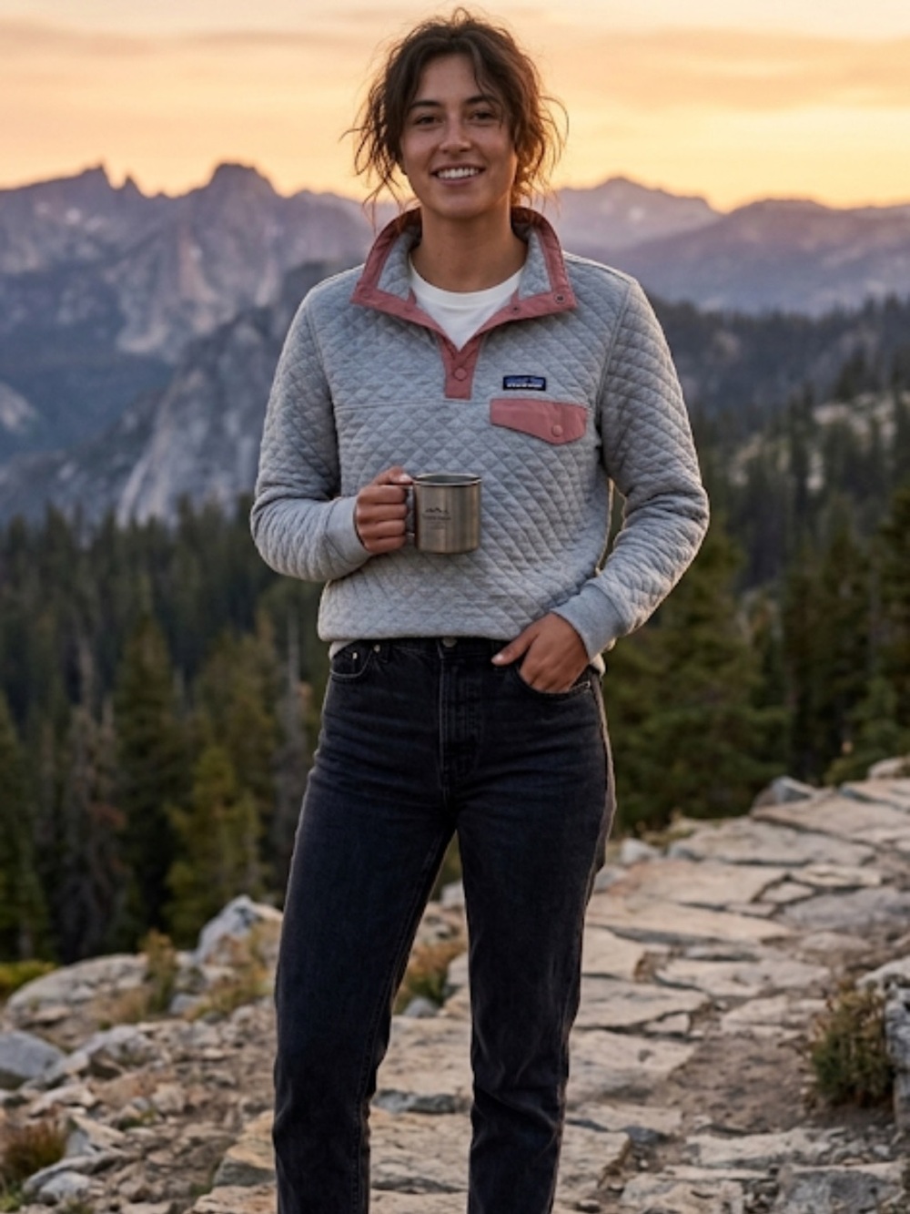 PATAGONIA | W's Organic Cotton Quilt Snap-T® Pullover | M